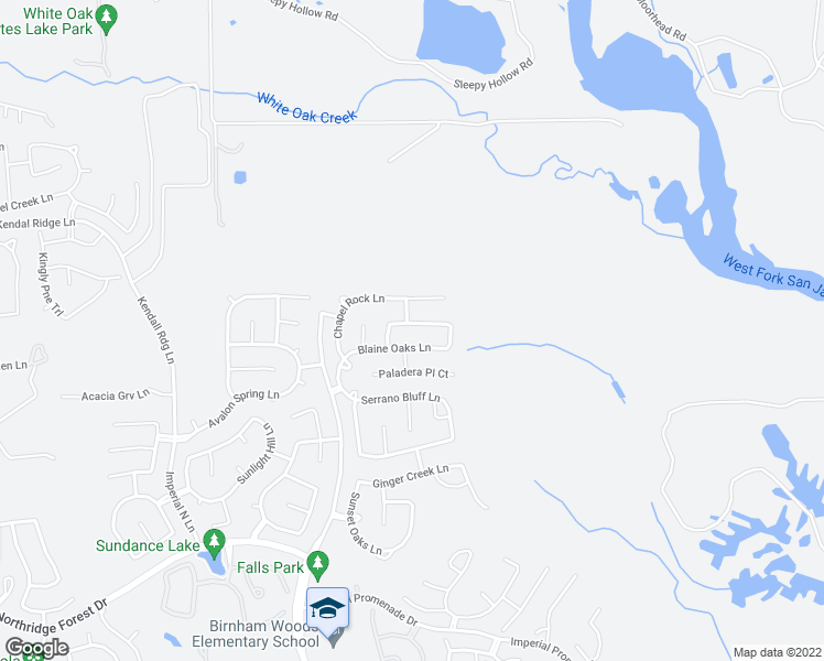 map of restaurants, bars, coffee shops, grocery stores, and more near 3622 Gable Landing Lane in Spring