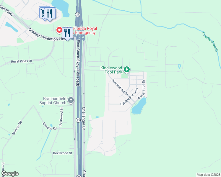 map of restaurants, bars, coffee shops, grocery stores, and more near 888 Sunny Stroll Drive in Middleburg