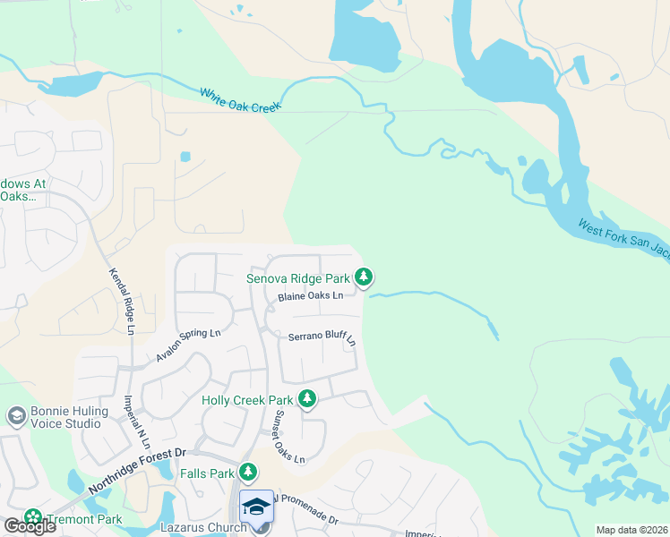 map of restaurants, bars, coffee shops, grocery stores, and more near 3622 Gable Landing Lane in Spring