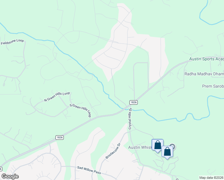 map of restaurants, bars, coffee shops, grocery stores, and more near 15808 Farm to Market Road 1826 in Austin
