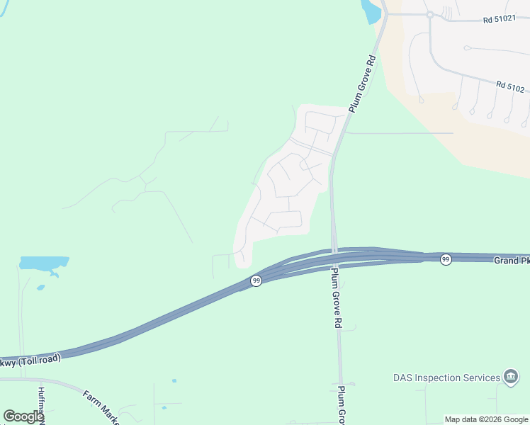 map of restaurants, bars, coffee shops, grocery stores, and more near Grand Parkway in New Caney