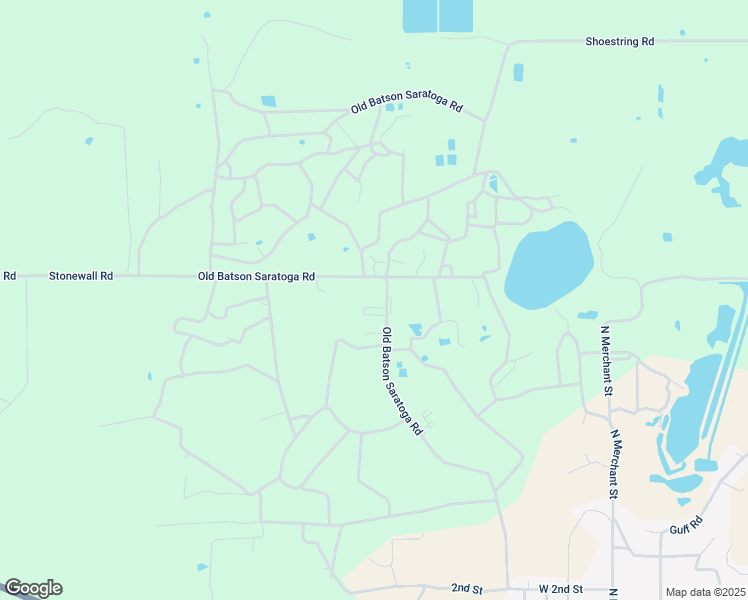 map of restaurants, bars, coffee shops, grocery stores, and more near Old Batson Saratoga Road in Sour Lake
