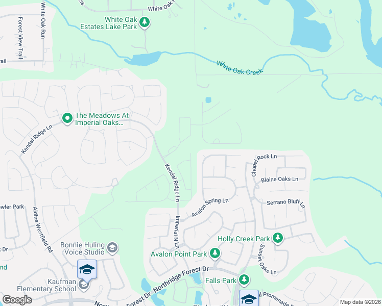 map of restaurants, bars, coffee shops, grocery stores, and more near 3502 Culico Falls Court in Spring