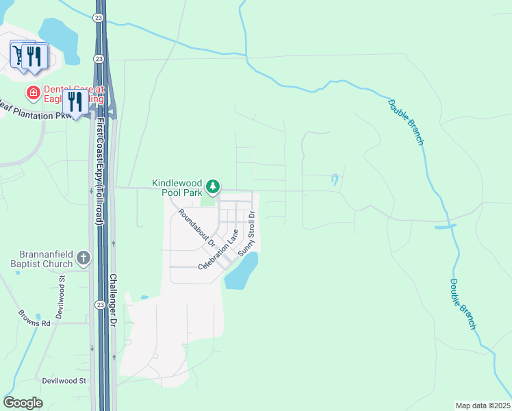 map of restaurants, bars, coffee shops, grocery stores, and more near 619 Sunny Stroll Drive in Middleburg