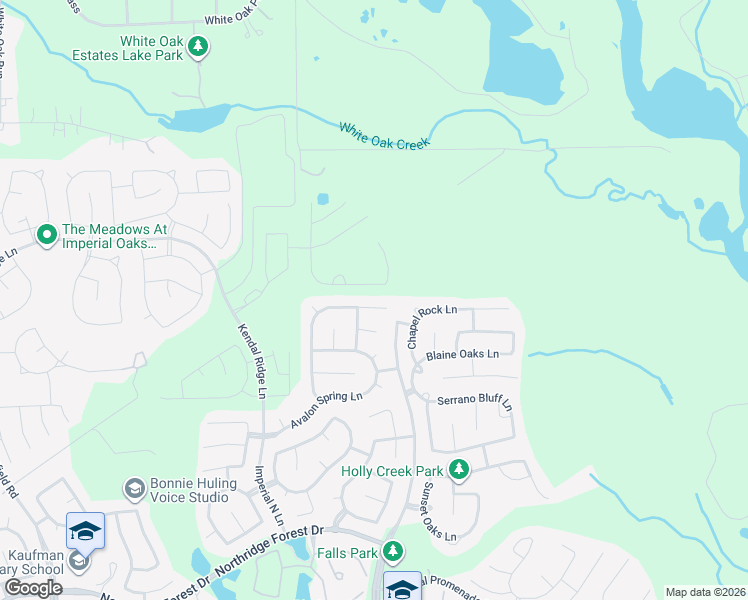 map of restaurants, bars, coffee shops, grocery stores, and more near 3567 Hamilton Bend Lane in Spring