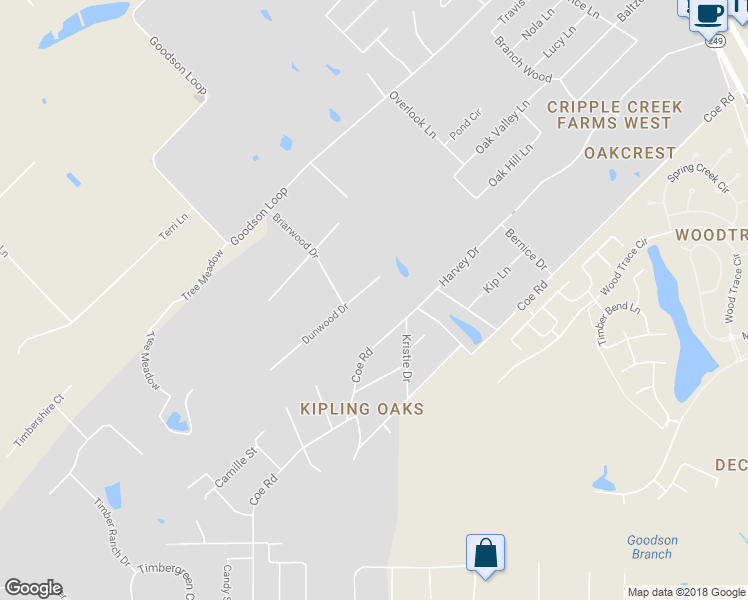 map of restaurants, bars, coffee shops, grocery stores, and more near 1127 Dunwood Drive in Pinehurst