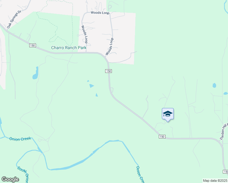 map of restaurants, bars, coffee shops, grocery stores, and more near 22100 Ranch to Market Road 150 in Driftwood