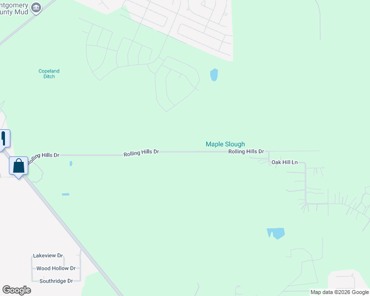 map of restaurants, bars, coffee shops, grocery stores, and more near 18477 Rolling Hills Drive in Porter