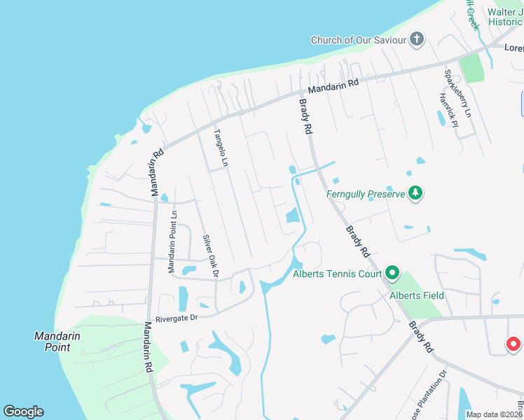 map of restaurants, bars, coffee shops, grocery stores, and more near 11758 Wordsworth Court in Jacksonville