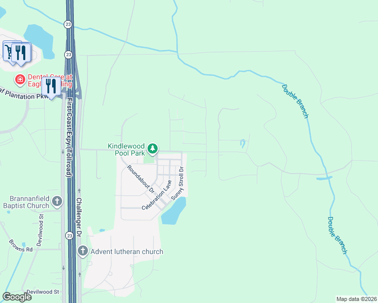 map of restaurants, bars, coffee shops, grocery stores, and more near 3601 Kindlewood Drive in Middleburg