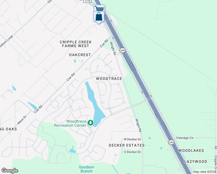 map of restaurants, bars, coffee shops, grocery stores, and more near 330 Mill Creek Road in Magnolia