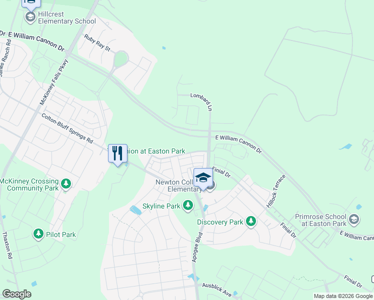 map of restaurants, bars, coffee shops, grocery stores, and more near 7724 Solari Drive in Austin