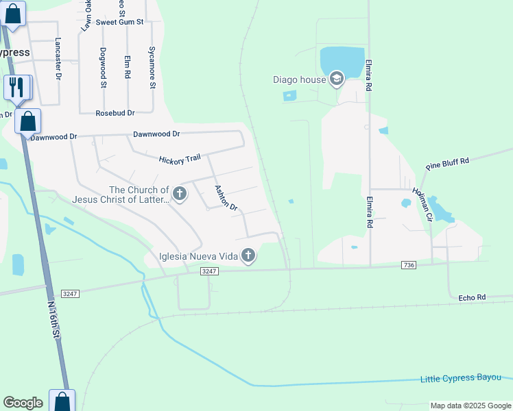 map of restaurants, bars, coffee shops, grocery stores, and more near 704 Valley Oak Drive in Orange