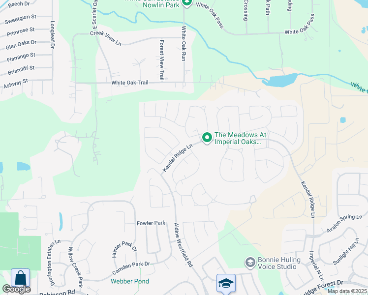map of restaurants, bars, coffee shops, grocery stores, and more near 31944 Nobel Grove Lane in Conroe