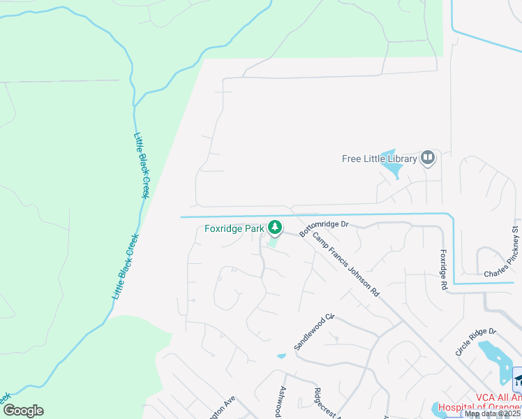 map of restaurants, bars, coffee shops, grocery stores, and more near 868 Camp Francis Johnson Road in Orange Park