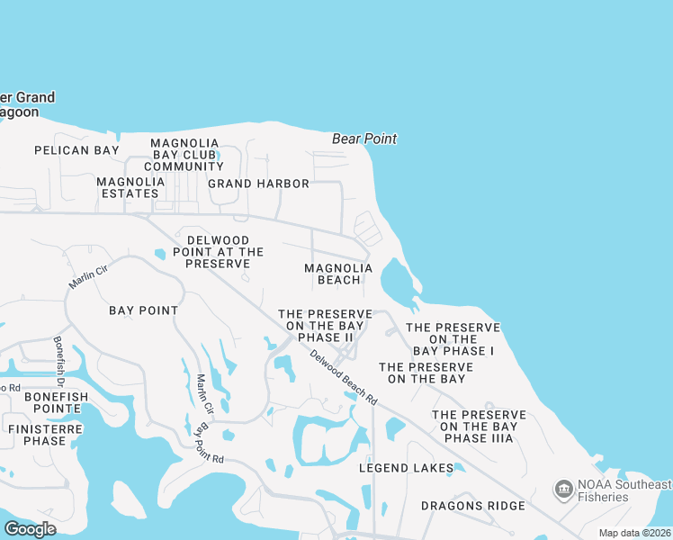 map of restaurants, bars, coffee shops, grocery stores, and more near 4212 Lorraine Street in Panama City