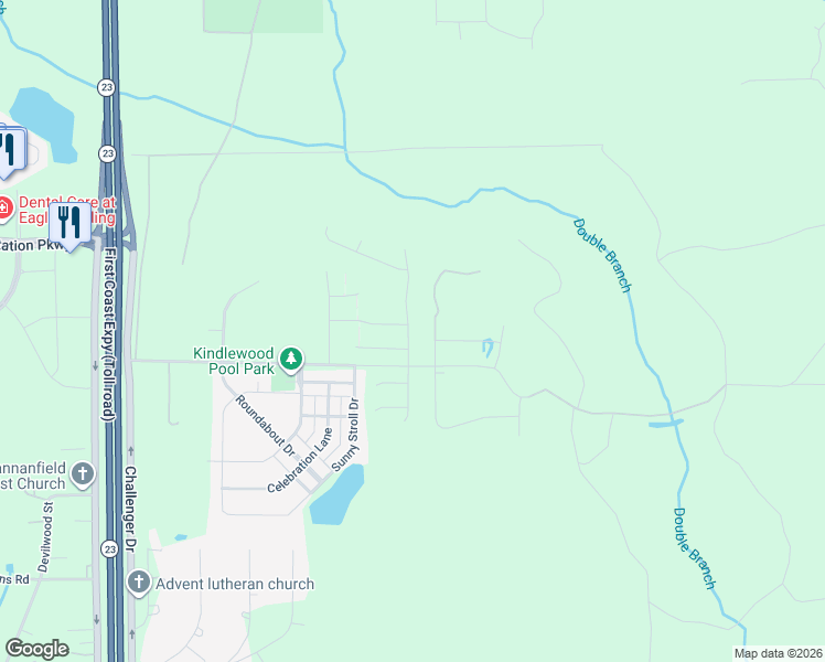 map of restaurants, bars, coffee shops, grocery stores, and more near 3601 Kindlewood Drive in Middleburg