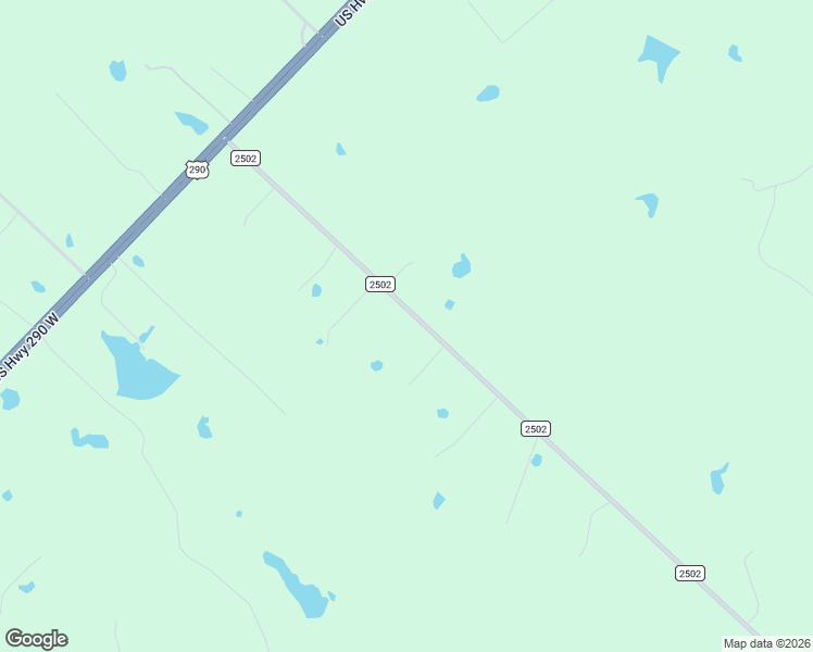 map of restaurants, bars, coffee shops, grocery stores, and more near 750 Farm to Market Road 2502 in Burton