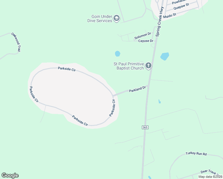 map of restaurants, bars, coffee shops, grocery stores, and more near 16 Parkside Circle in Crawfordville