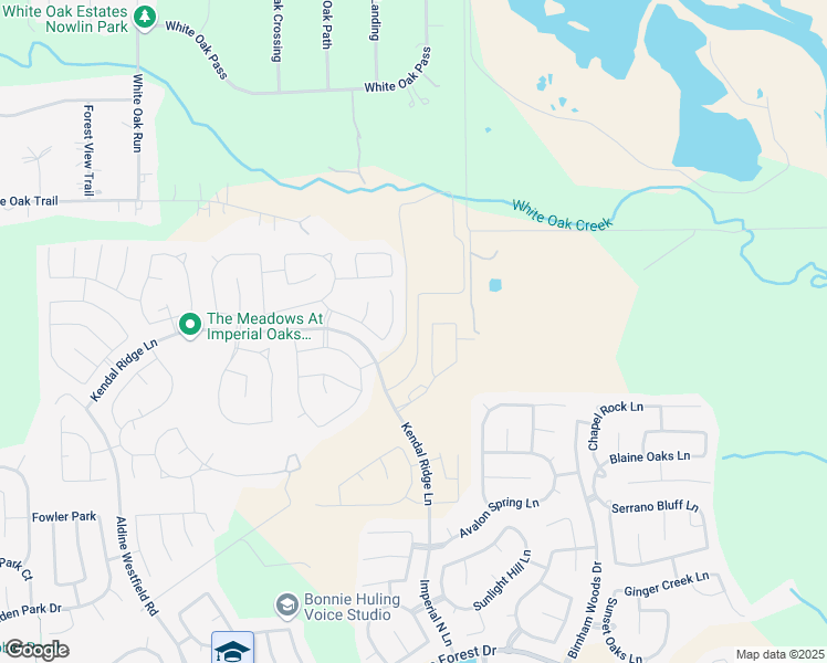map of restaurants, bars, coffee shops, grocery stores, and more near Hamilton Bend Lane in Spring