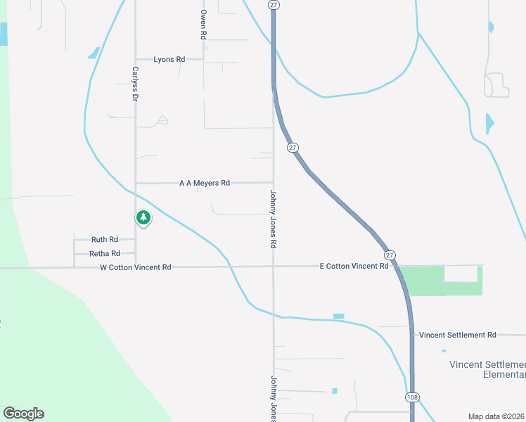 map of restaurants, bars, coffee shops, grocery stores, and more near 133 Gladeau Landry Rd in Sulphur
