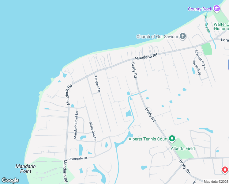 map of restaurants, bars, coffee shops, grocery stores, and more near 11712 Olde Mandarin Road in Jacksonville