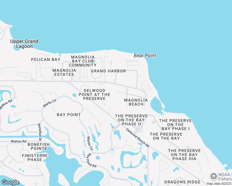 map of restaurants, bars, coffee shops, grocery stores, and more near 4333 Catherine Street in Panama City Beach
