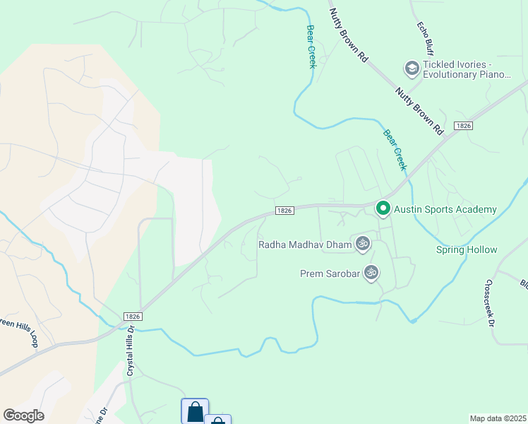 map of restaurants, bars, coffee shops, grocery stores, and more near 14911 Farm to Market Road 1826 in Austin