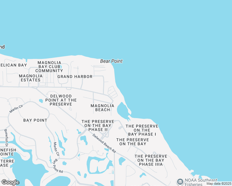 map of restaurants, bars, coffee shops, grocery stores, and more near 4123 Cobalt Circle in Panama City Beach