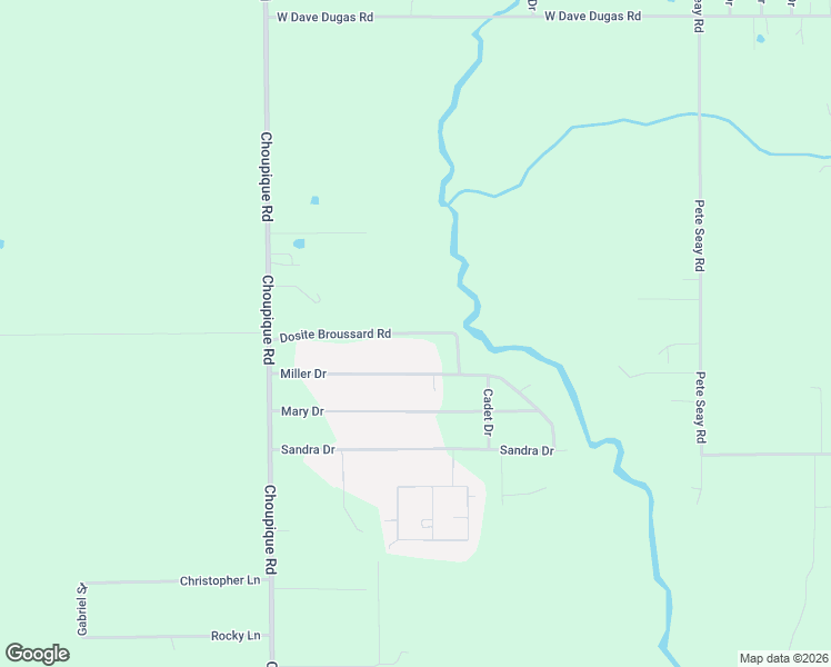 map of restaurants, bars, coffee shops, grocery stores, and more near 2621 Miller Drive in Sulphur