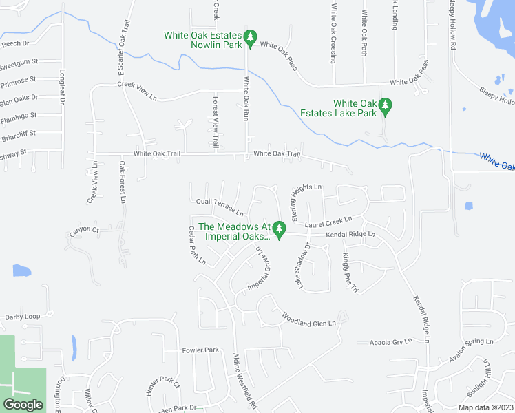 map of restaurants, bars, coffee shops, grocery stores, and more near 32006 Dusty Rose Court in Conroe