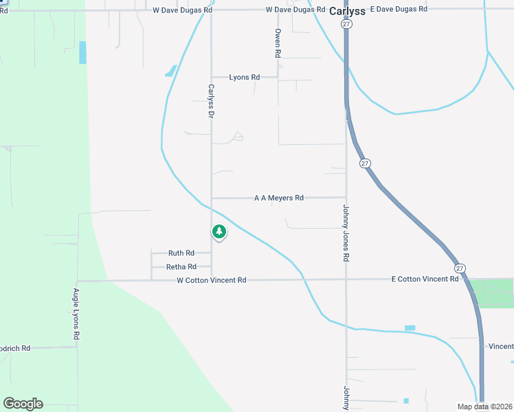 map of restaurants, bars, coffee shops, grocery stores, and more near 397 A A Meyers Rd in Sulphur