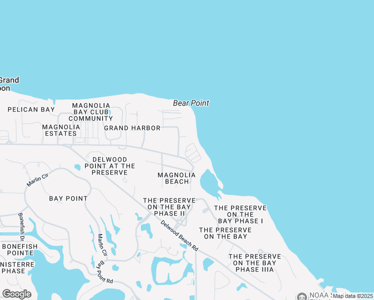 map of restaurants, bars, coffee shops, grocery stores, and more near 4100 Cobalt Circle in Panama City Beach