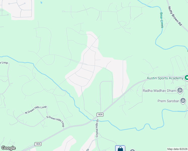 map of restaurants, bars, coffee shops, grocery stores, and more near 185 Windinghart Lane in Austin