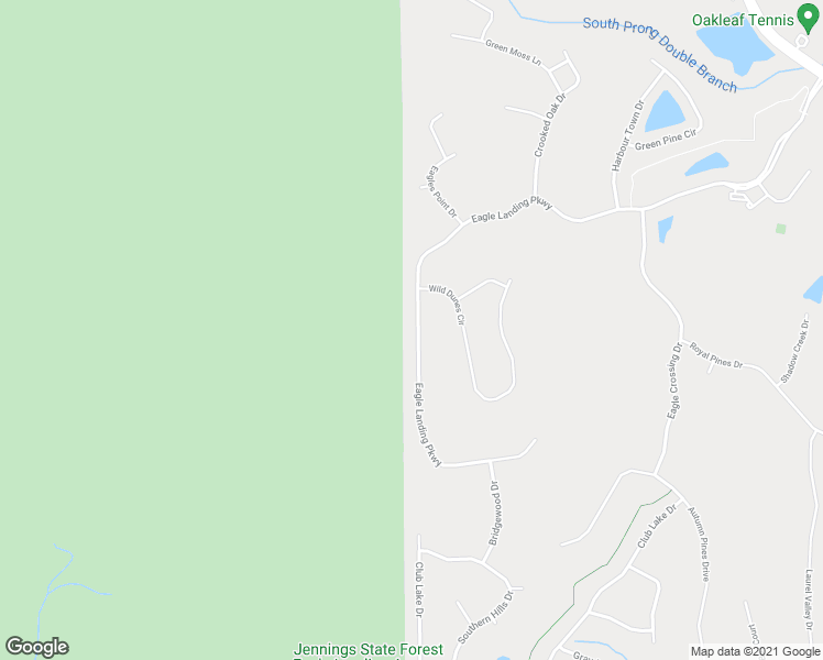 map of restaurants, bars, coffee shops, grocery stores, and more near 4202 Eagle Landing Parkway in Orange Park