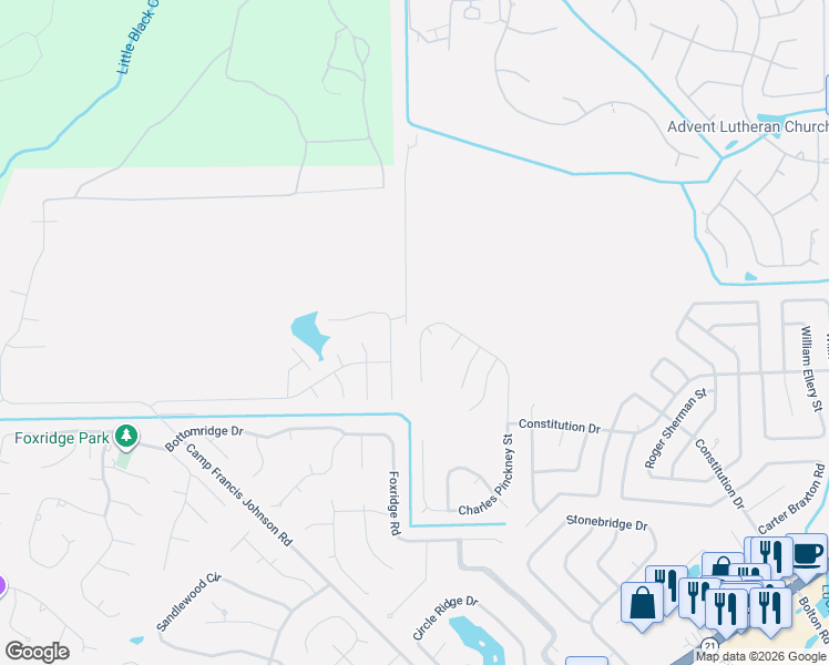 map of restaurants, bars, coffee shops, grocery stores, and more near 463 Charles Pinckney Street in Orange Park