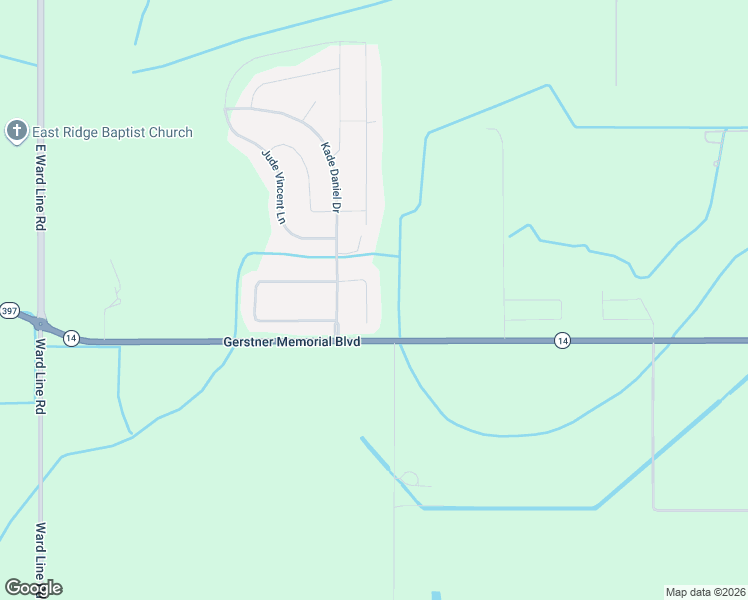map of restaurants, bars, coffee shops, grocery stores, and more near 5722 East Jace Matthew Lane in Iowa