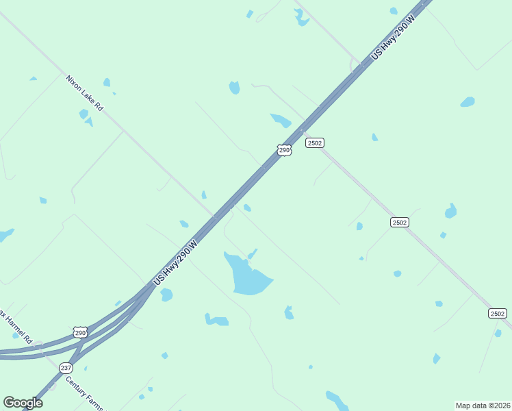 map of restaurants, bars, coffee shops, grocery stores, and more near 14755 U.S. 290 in Burton