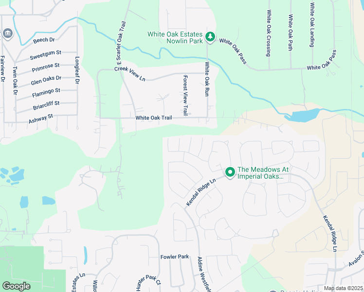 map of restaurants, bars, coffee shops, grocery stores, and more near 2810 Wilde Redbud Lane in Conroe
