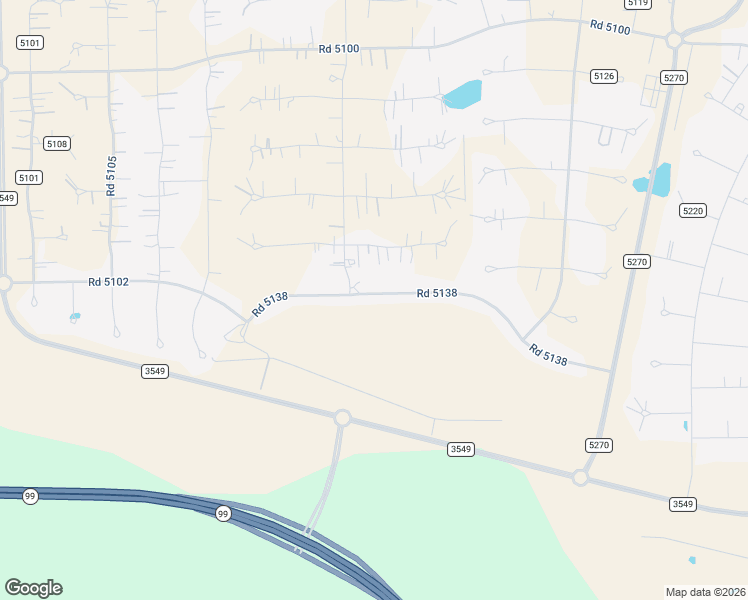 map of restaurants, bars, coffee shops, grocery stores, and more near 612 Road 5138 in Cleveland