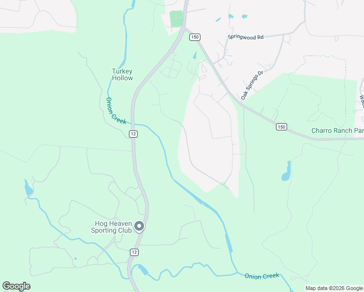map of restaurants, bars, coffee shops, grocery stores, and more near 1550 Trebled Waters Trail in Driftwood