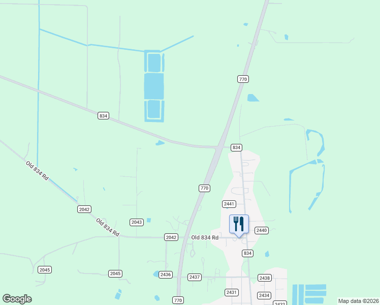 map of restaurants, bars, coffee shops, grocery stores, and more near 6088 Farm to Market 834 in Hull