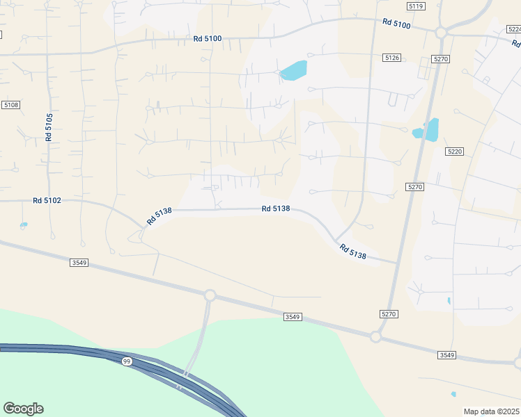 map of restaurants, bars, coffee shops, grocery stores, and more near Road 5138 in Liberty County