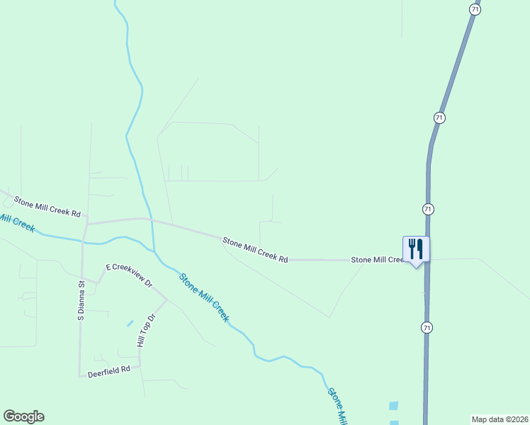 map of restaurants, bars, coffee shops, grocery stores, and more near 202 Edge Hill Rd in Wewahitchka