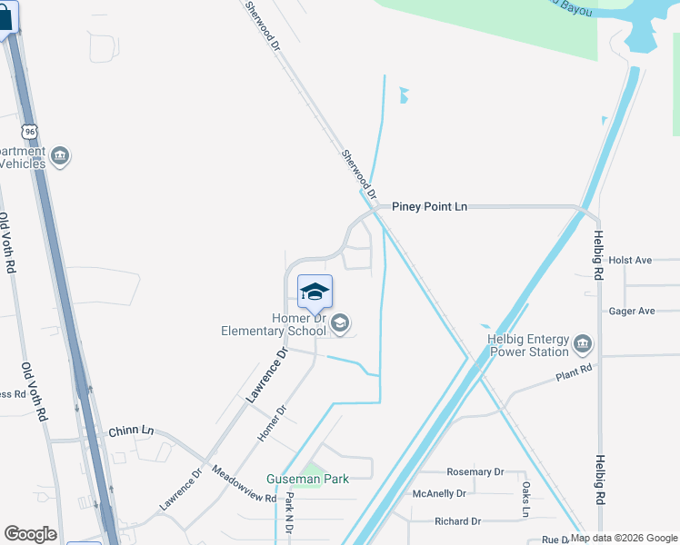 map of restaurants, bars, coffee shops, grocery stores, and more near 5795 Bamboo Lane in Beaumont