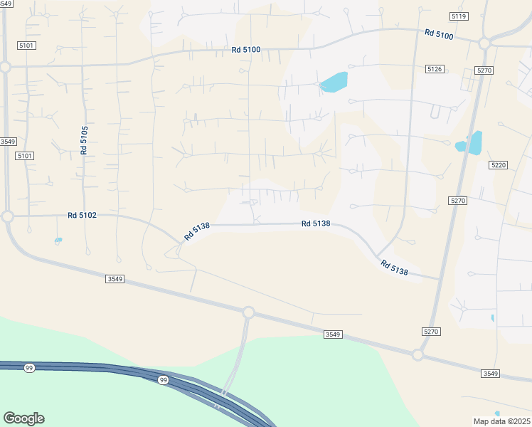 map of restaurants, bars, coffee shops, grocery stores, and more near 612 Road 5138 in Cleveland