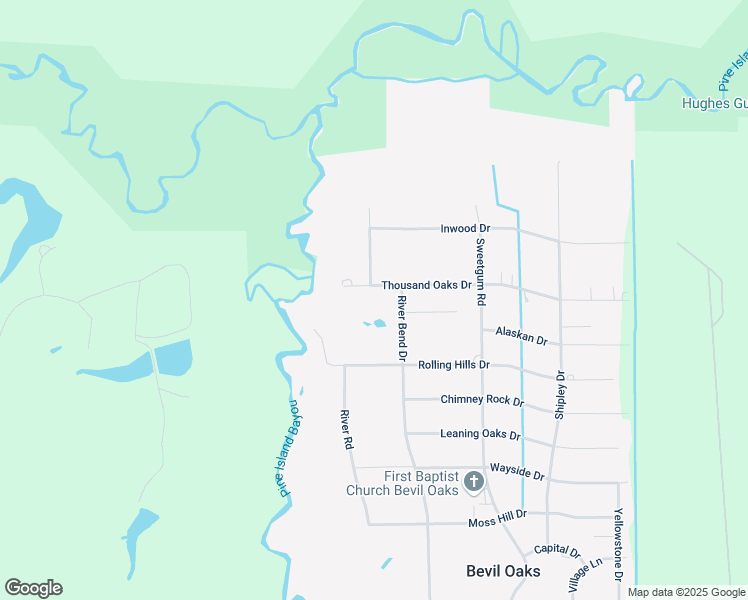 map of restaurants, bars, coffee shops, grocery stores, and more near 13635 Thousand Oaks Drive in Beaumont