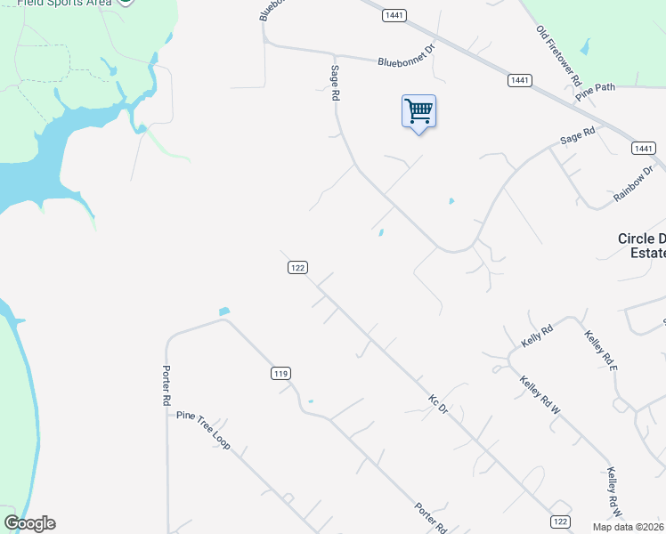 map of restaurants, bars, coffee shops, grocery stores, and more near 391 Kc Drive in Bastrop