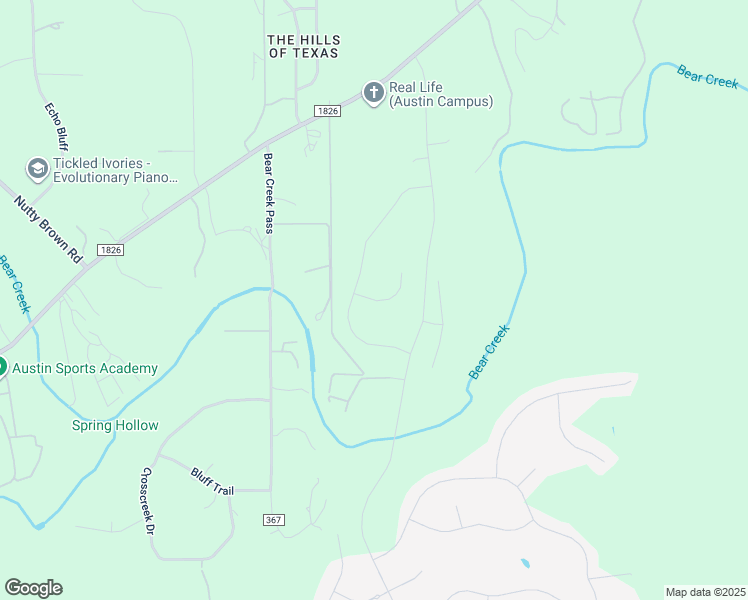 map of restaurants, bars, coffee shops, grocery stores, and more near Margaret Circle in Austin