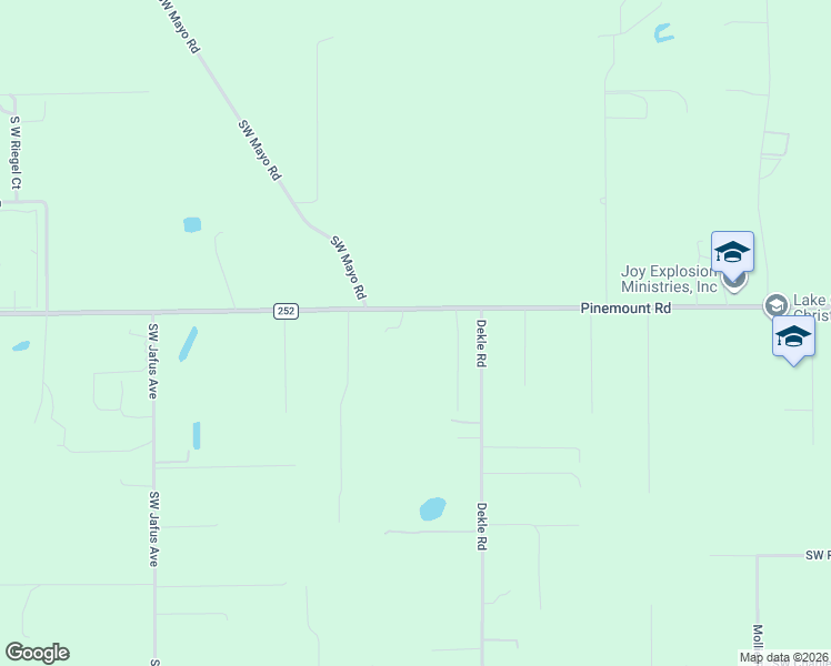 map of restaurants, bars, coffee shops, grocery stores, and more near 3897 Pinemount Road in Lake City